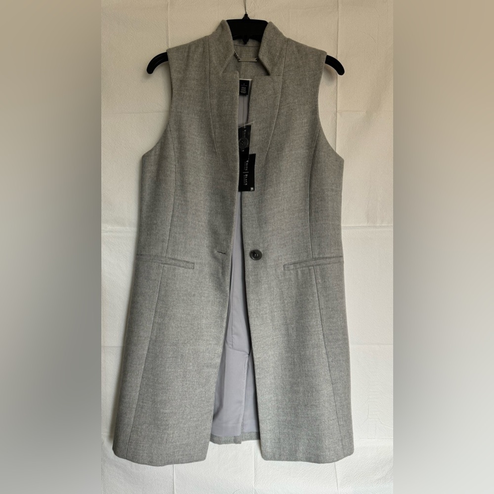 White House Black Market topper vest